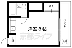 ブルースカイマンション ワンルームの間取図画像