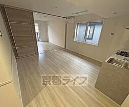 阪急京都本線 桂駅 徒歩17分の賃貸アパート 2階1LDKのリビング/ダイニング
