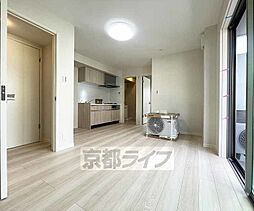 京阪本線 丹波橋駅 徒歩4分の賃貸アパート 1階1LDKのリビング/ダイニング
