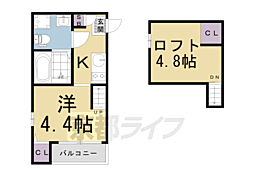 近鉄京都線 十条駅 徒歩12分 2階/-