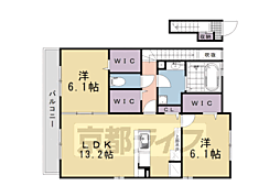 ジャルディーノ・ア・カーサ・ドゥーエ 2階