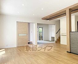 京阪本線 鳥羽街道駅 徒歩6分の賃貸一戸建て 4LDKのリビング/ダイニング