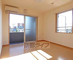 京都市営烏丸線 くいな橋駅 徒歩8分の賃貸マンション 3階ワンルームのリビング/ダイニング