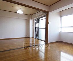 京阪本線 藤森駅 徒歩10分の賃貸マンション 5階2LDKのリビング/ダイニング