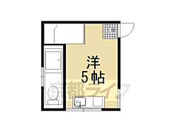 ハイツ元気 1Kの間取図画像