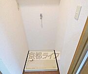室内洗濯機置き場です