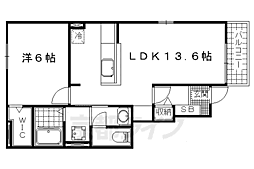 レイクとも2 1LDKの間取図画像