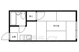 ハイツ鳳 1Kの間取図画像