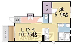 グランメゾン 1LDKの間取図画像