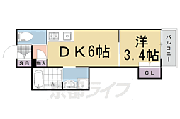 アクアプレイス京都二条城北 3階/303