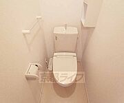清潔感のあるトイレです。