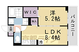 ラ・フェリーチェ 1LDKの間取図画像