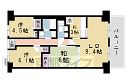 プレミール津田 2SLDKの間取図画像