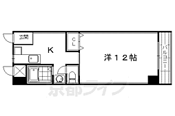 メゾン・ド・白河 1Kの間取図画像