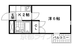 レオパレスRX山科 2階/202