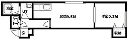 フェリシティ 1LDKの間取図画像