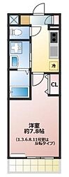 グランシャリオ 1Kの間取図画像