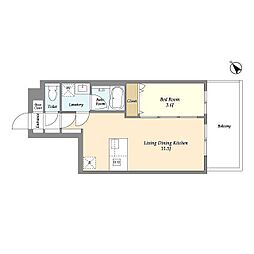 間取図画像 1LDK