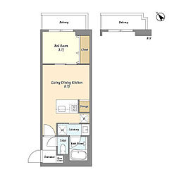 間取図画像 1LDK