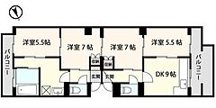 物件の間取り
