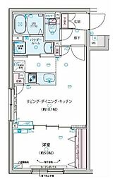 crostone成増 1LDKの間取図画像