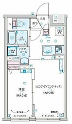 crostone成増 1LDKの間取図画像