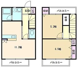 コリーヌ・サワ 2LDKの間取図画像