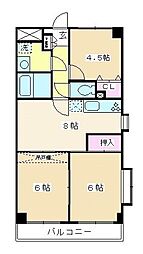 センチュリー朝霞台 3DKの間取図画像