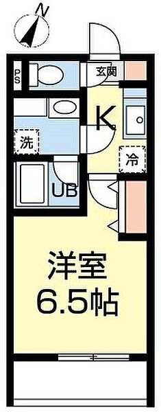 Ｏ2　ＳＨＩＮ－ＹＯＫＯＨＡＭＡ 103｜神奈川県横浜市港北区篠原町(賃貸アパート1K・1階・21.51㎡)の写真 その2
