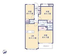 間取図画像 3LDK