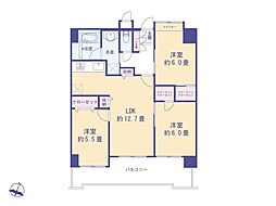 間取図画像 3LDK