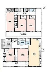 JR中央線 西八王子駅 徒歩11分 5LDKの間取り