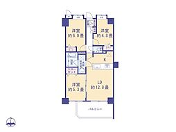 グランシティ八王子 3LDKの間取図画像