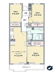 ルミネ聖蹟桜ケ丘 3LDKの間取図画像