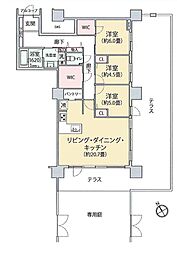 エルディア 3LDKの間取図画像