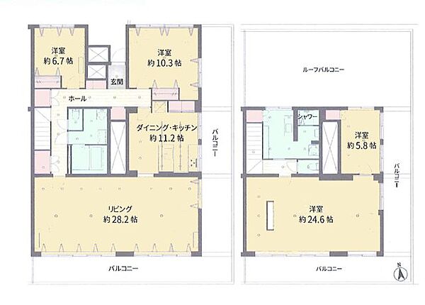 間取りを拡大表示