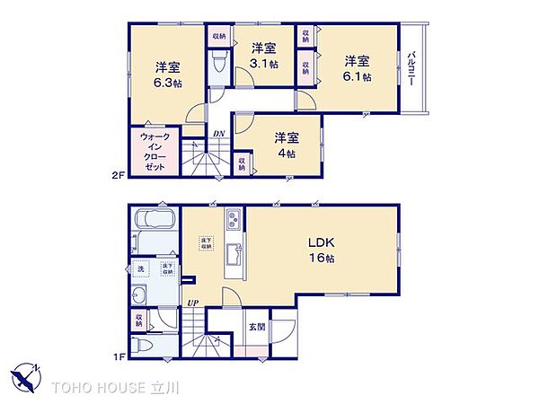 間取りを拡大表示