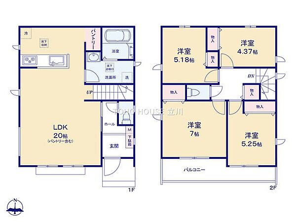 間取りを拡大表示