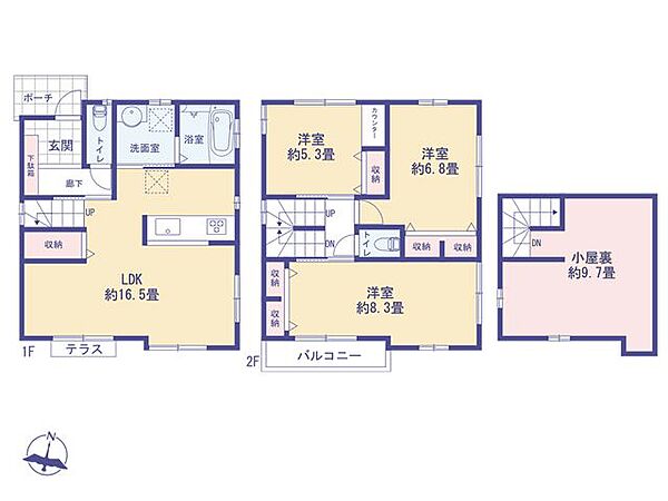 間取りを拡大表示
