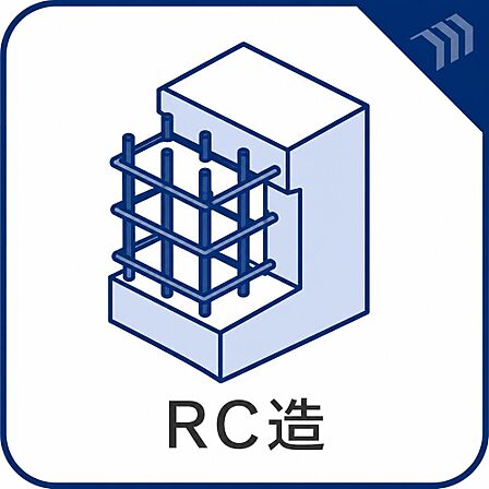 本物件は鉄筋コンクリート造(RC造)のマンションです。鉄筋とコンクリートを組み合わせた構造で、耐久性や耐火性に配慮されています。住まいを支える建物構造も、物件選びの際に確認しておきたいポイントです。