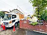 玄関：完成を楽しみにお待ちください。2026/9/5撮影