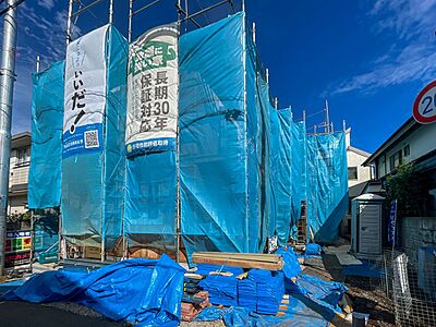 外観:2026年11月完成予定!長期30年保証対応・耐震性に優れた安心クオリティの新築一戸建て。 外観:2026年11月完成予定!長期30年保証対応・耐震性に優れた安心クオリティの新築一戸建て。