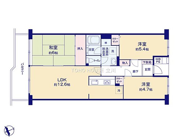 間取りを拡大表示