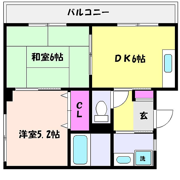 第2メゾン藤原 ｜兵庫県神戸市東灘区御影本町８丁目(賃貸マンション2DK・2階・40.00㎡)の写真 その2