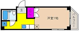 ステラハイツ 1Kの間取図画像