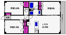 ミレーネ神戸住吉本町 3階