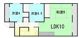 コンソラートT・Y 3LDKの間取図画像