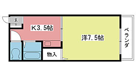 兵庫県西宮市津門大箇町9-11（賃貸アパート1K・2階・26.00㎡） その2