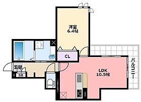 兵庫県西宮市上甲子園4丁目7-1（賃貸アパート1LDK・2階・42.47㎡） その2