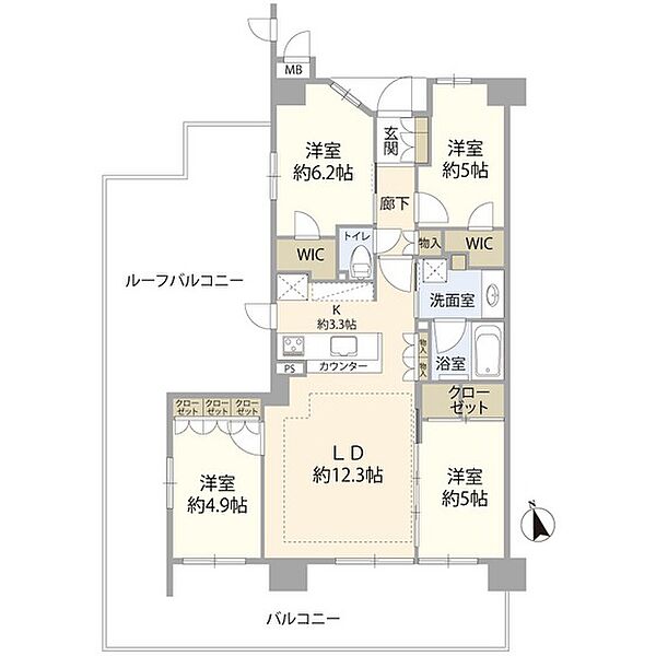 間取りを拡大表示